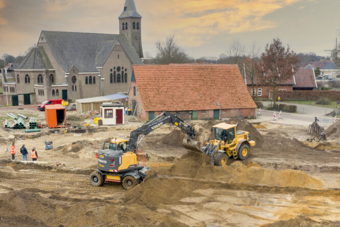 Aanleggen van terreinen en bestratingen